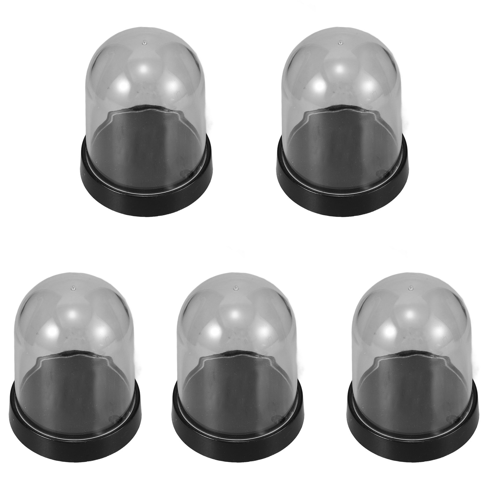 Plastic Dome Clear - 5セット 透明プラスチック製 クローシェドーム ディスプレイケース 花飾り用 花瓶