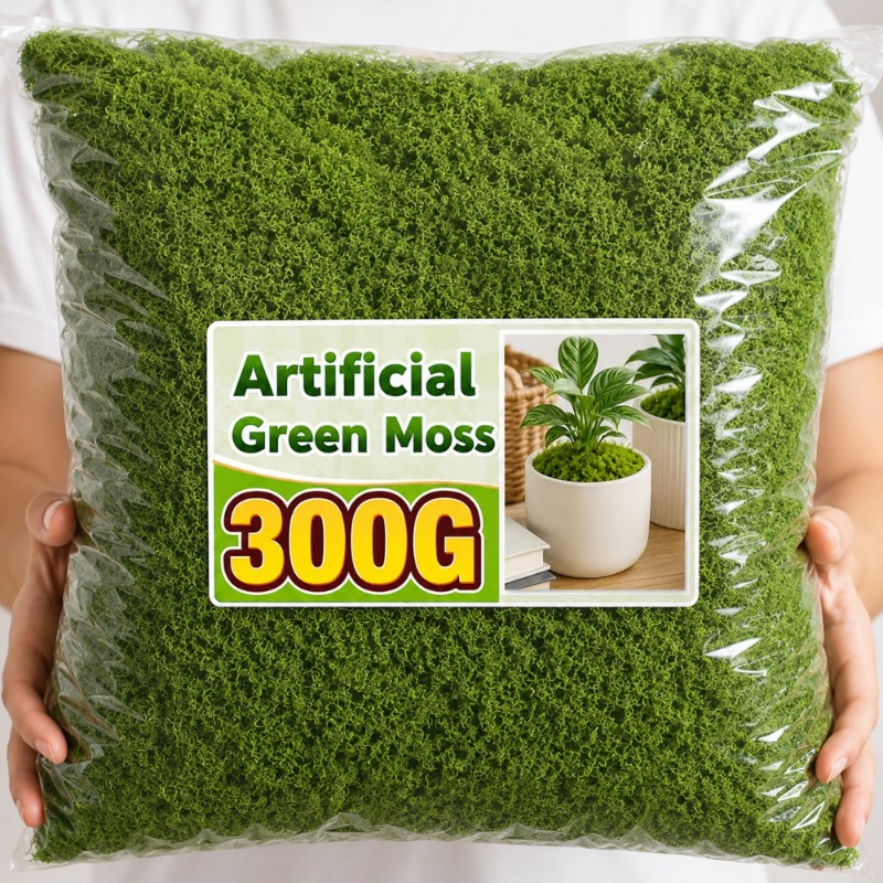 Sphagnum Moss Dry - 人工緑苔 フェイクモス 工芸品用 鉢植え 植物 フェアリーガーデン