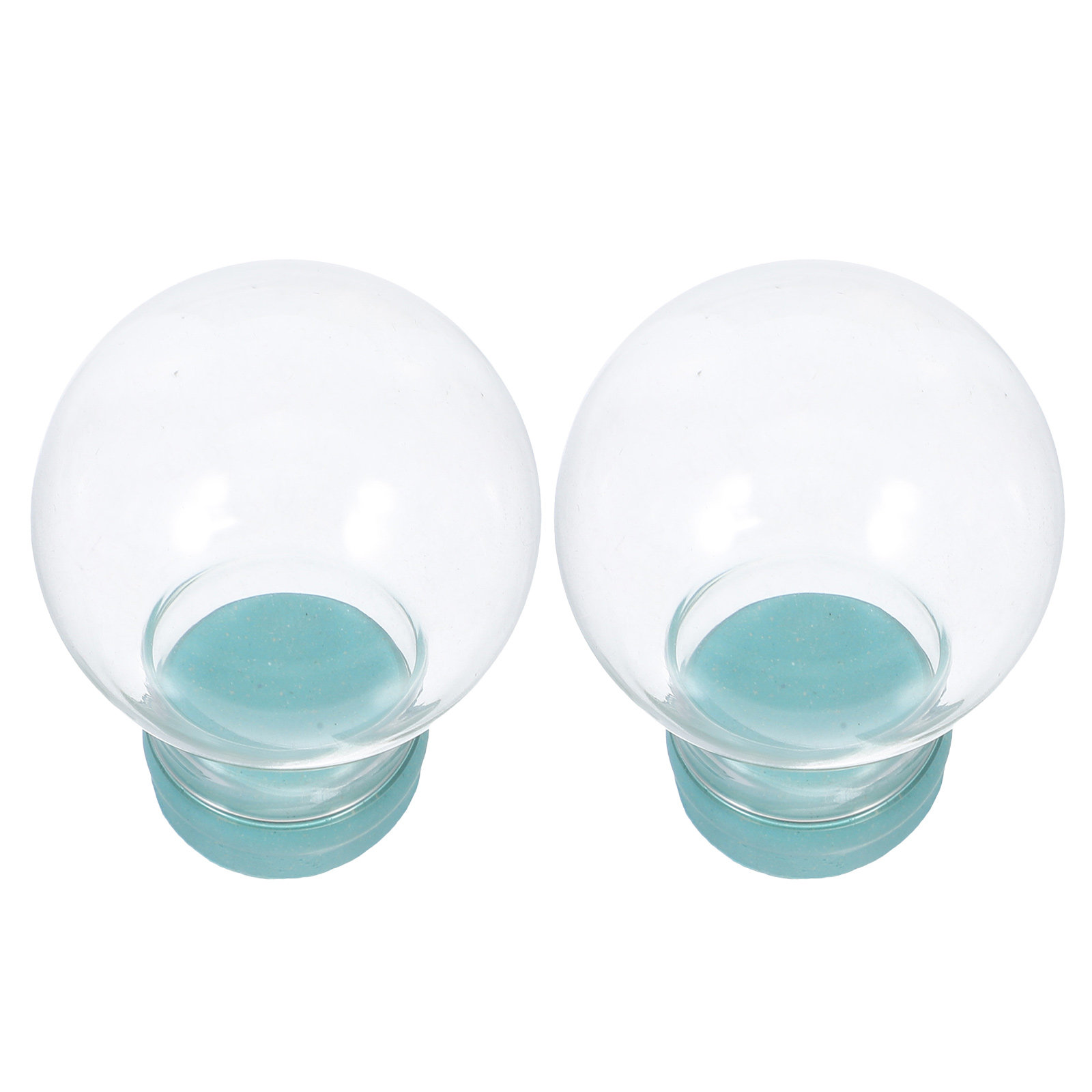 2 個のクリアスノーグローブドームガラス DIY 充填可能ボ - Plastic Dome Clear のレビューと価格