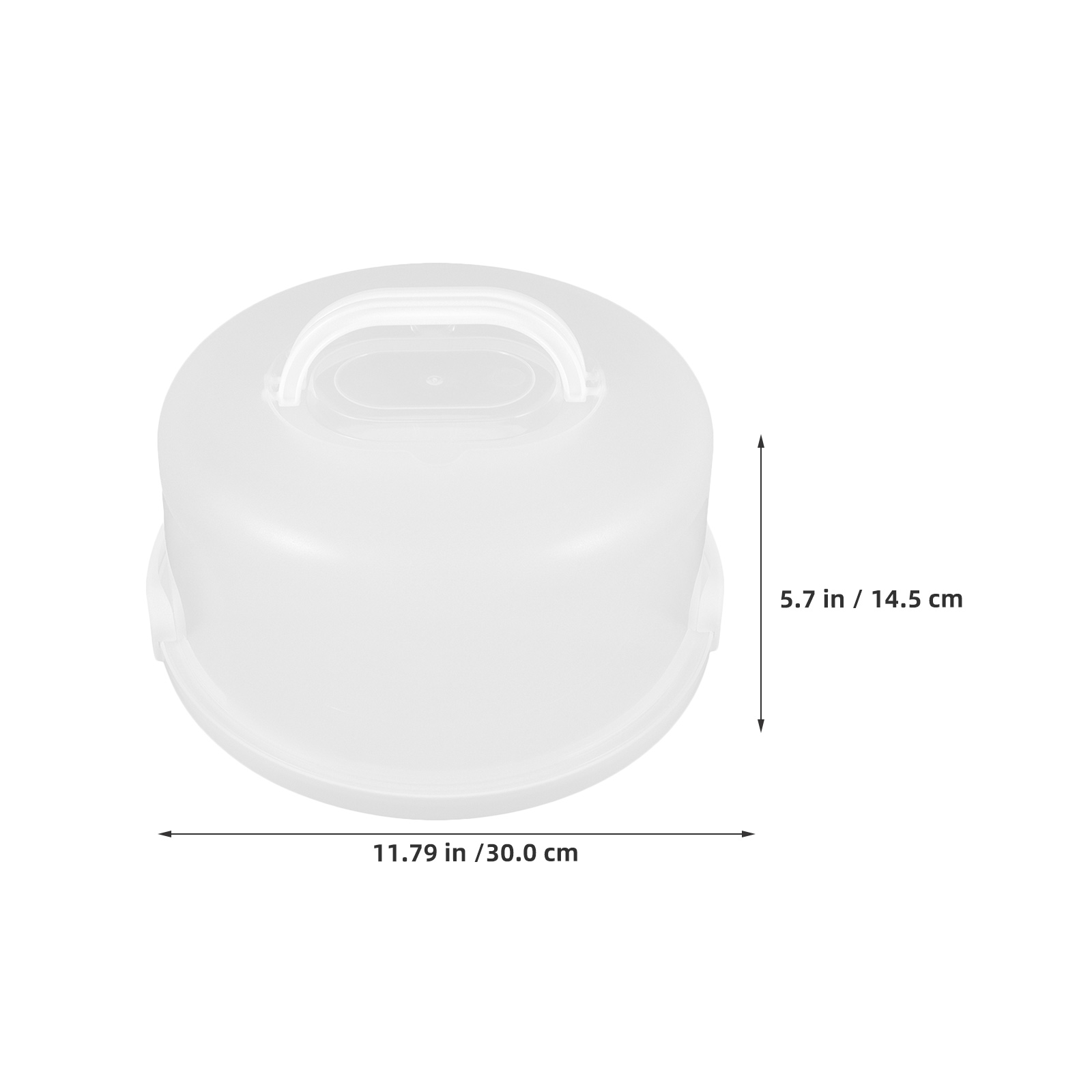 2個入り 10インチ ホワイト プラスチック ケーキ容器 キ - Plastic Dome Clear のレビューと価格