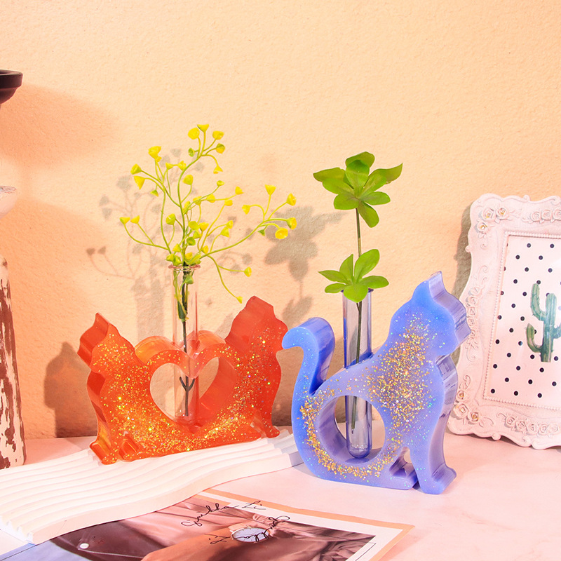 水耕植物用の猫型シリコーンエポキシ樹脂金型、植物ステーション - Propagation Station Vase のレビューと価格