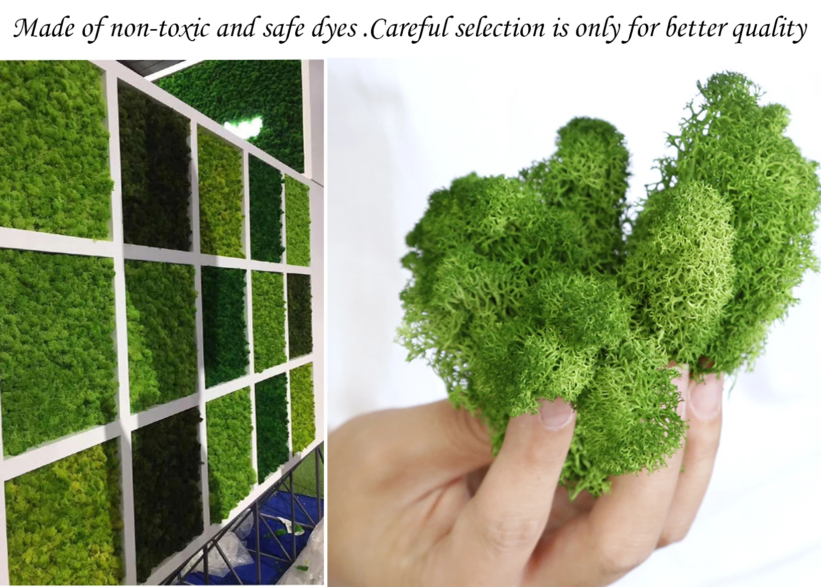 人工植物,偽の植物,葉,天然緑,トナカイ,工芸品,花の壁の装 - Sphagnum Moss Dry のレビューと価格